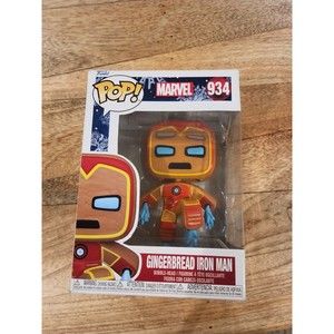NIB Funko POP Gingerbread Iron Man #934 Marvel Christmas Holidays Vinyl …